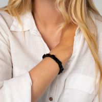 Armbånd. Angélica León, «Eva» Sort